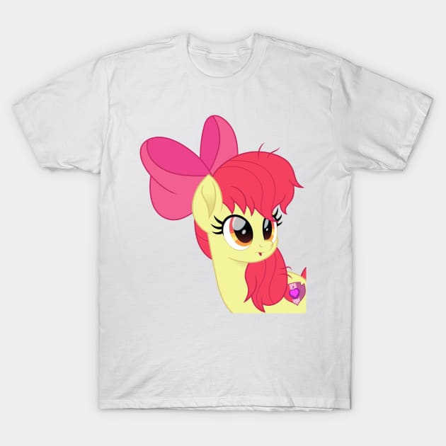 Messy Apple Bloom portrait T-Shirt by CloudyGlow